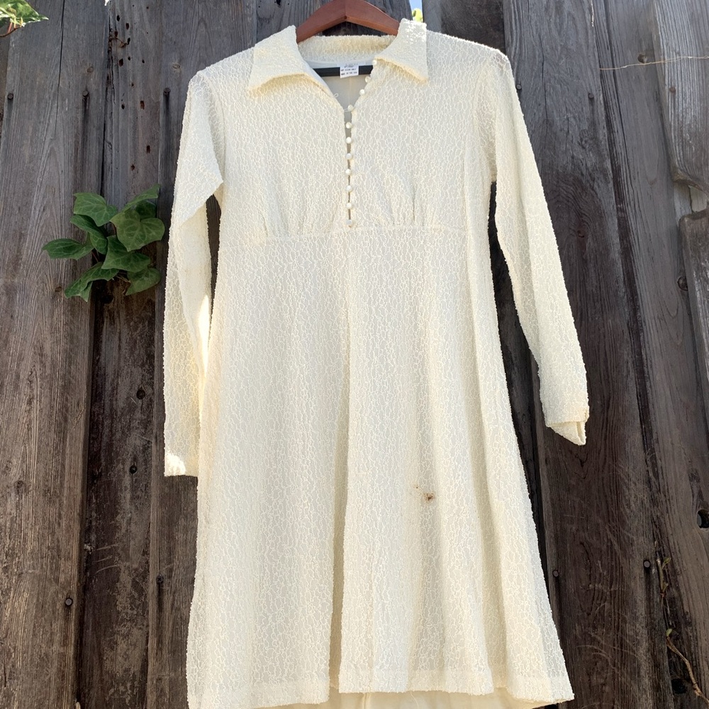 Cream dress